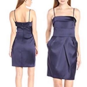Bailey 44 Purple Satin Cocktail Dress Size 10